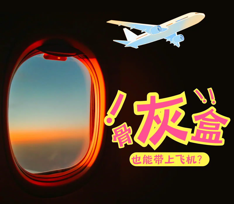装了骨灰的骨灰盒可以带上飞机、火车、地铁上吗？需要准备什么？