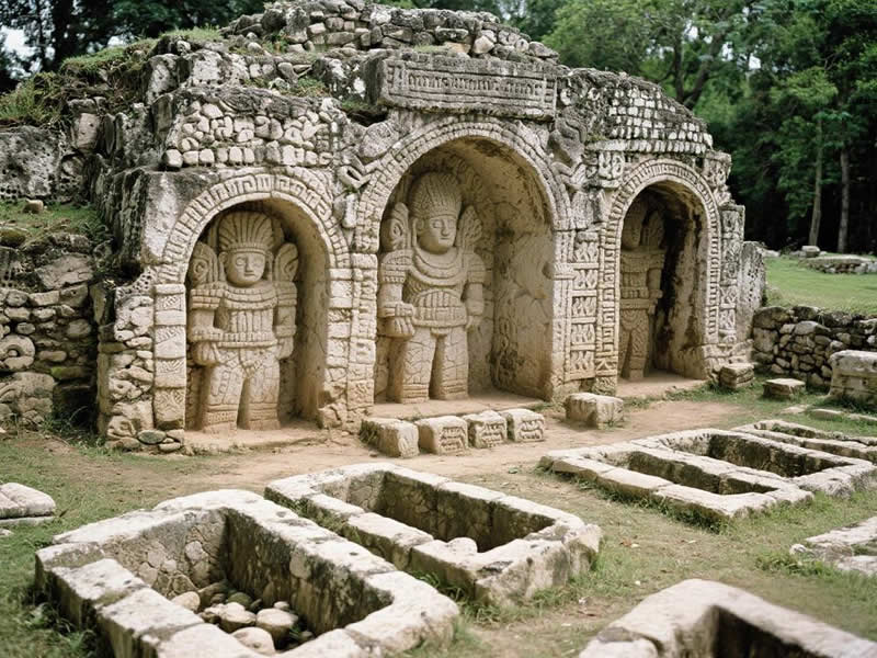 玛雅文明墓地