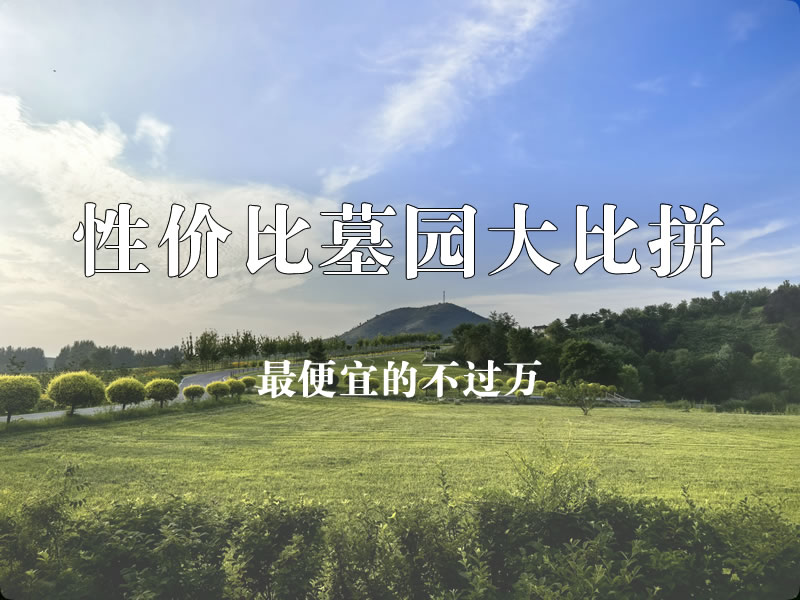 沈阳三大高性价比墓园横向测评，最低不到万！