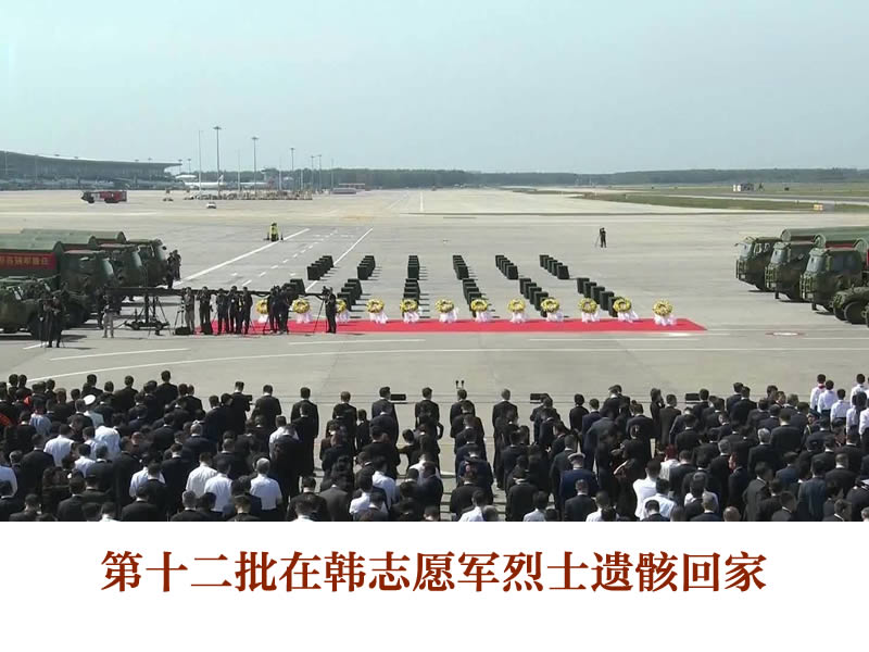 第12批在韩志愿军烈士遗骸回家啦！